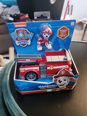 Paw Patrol Marshall Fire Engine Toy - Red & White